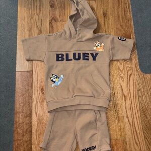 Bluey Kids Matching Set in Tan